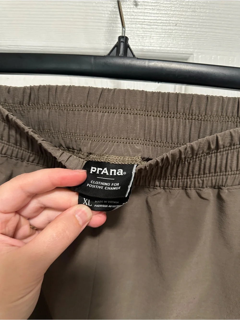 prAna Women's XL Olive Green Athletic Shorts
